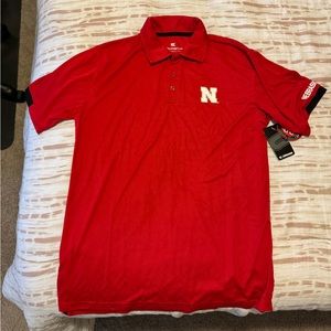 NWT- Colosseum - Men’s Nebraska Polo